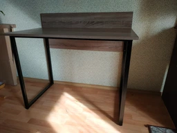 Стіл письмовий Скай Ferrum-decor 75x100x60 Чорний метал ДСП Бетон 16 мм (FRD-106651)