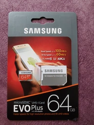 Карта памяти Samsung microSDXC 64GB EVO Plus UHS-I Class 10 (MB-MC64GA/RU) фото от покупателей 8