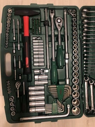 Набір інструментів Hans Tools 1/2" і 1/4" 158 предметів (ТК-158VF) фото від покупців 3