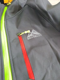 Мужская спортивная ветровка Brooklet softshell водозащитная софтшел ветрозащитная куртка с эргономичным капюшоном для трекинга велосипеда и активного отдыха черный- 1140782-2 - M фото от покупателей 1
