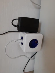 Мережевий розгалужувач Allocacoc Powercube На 5 розеток Сірий (1100GY/DEORP) фото від покупців 13