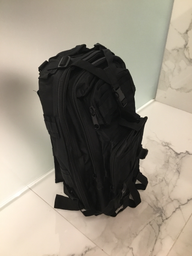 Рюкзак тактический B02, 20л (43х24х22 см), Черный фото от покупателей 10