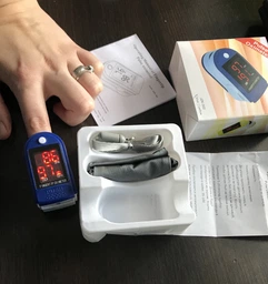 Пульсоксиметр Pulse Oximeter Jziki jzk-302 пульсометр электронный на палец оксиметр фото от покупателей 3