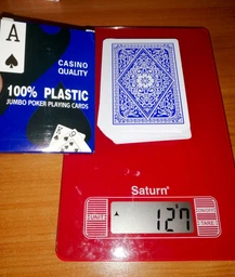 Карти гральні Duke Texas Hold'em, пластик, 54 листа 9.3х6.6х1.8 см Червоні (DN30766RED) фото від покупців 5