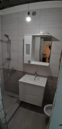 Тумба подвесная AQUA RODOS Альфа с умывальником CeraStyle Frame 100 см фото от покупателей 6