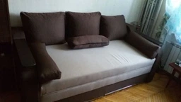 Диван прямий Лотос-Браво (Меблі Софіївки) Сірий 105х210 см 11120_77 фото від покупців 5