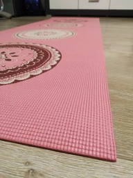 Коврик для йоги ProsourceFit Satya Yoga Mat, 5 мм, PS-1926-PK (розовый) фото от покупателей 6