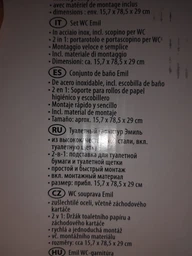 Гарнітур для туалету Axentia Emil 280834 фото від покупців 4