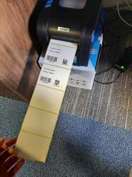 Принтер этикеток Xprinter XP-370BМ USB+Ethernet с отделителем этикетки фото от покупателей 11