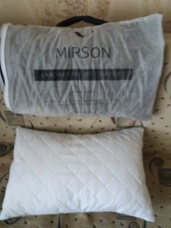 Подушка антиаллергенная MirSon Eco Jojo 143 Средняя 40х60 см (2200000392923) фото от покупателей 15