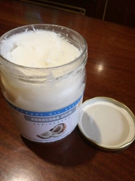 Кокосова олія (Coconut oil) харчове рафіноване, 500г, для кулінарії та косметології фото від покупців 2