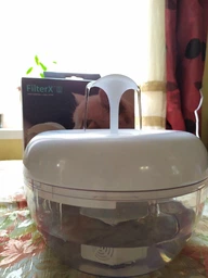 Фонтан-поїлка для котів і собак PAWOOF 1.5L з фільтром, Білий (006-WHITE) фото від покупців 3