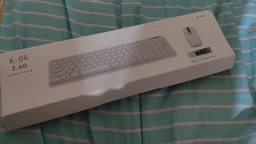 Беспроводная русская клавиатура mini и мышь keyboard 908 + приёмник Серая фото от покупателей 1