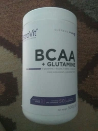 Аминокислота BCAA OstroVit BCAA + Glutamine, 500 грамм - Без вкуса фото от покупателей 4