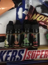 Жидкость для POD систем Eco Juice Salt тест пак Фруктово-ягодный 50 мг 4*10 мл (Friendly Berries+Sweet Pear+Cherry Berry+Peach Mango) (EJS-SET4-10-50) фото от покупателей 4