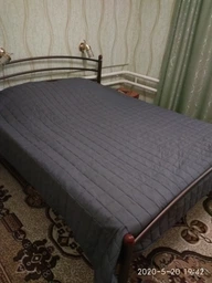 Покривало Дует стьобане двостороннє 140х210 см Ніжність фото від покупців 13