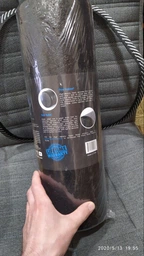 Массажный ролик ProSource High Density Foam Roller 45.7х15.2 см Black (PS-2116-foam-18x6-black) фото от покупателей 12