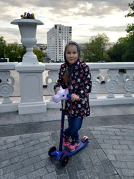 Самокат Micro серії Maxi Deluxe червоний (MMD026) фото від покупців 3