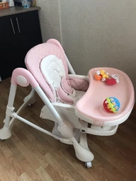 Стільчик для годування Carrello Caramel CRL-9501/3 Cream Beige фото від покупців 15