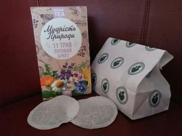 Упаковка Трав'яной чай в пакетиках Мудрость Природы Луговой букет 20 х 5 шт (4820167090722) фото от покупателей 1