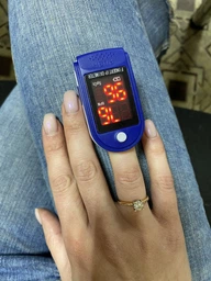 Пульсоксиметр Pulse Oximeter Jziki jzk-302 пульсометр электронный на палец оксиметр фото от покупателей 1