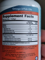 Жирные кислоты Now Foods Ultra Omega-3 180 капсул фото от покупателей 17