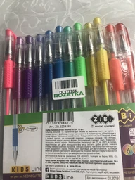 Набір гелевих ручок 12 шт ZiBi Neon-Glitter 12 кольорів (ZB.2204-99) фото від покупців 6