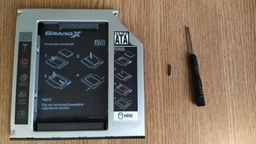 Адаптер Grand-X для подключения HDD 2.5'' в отсек привода ноутбука SATA3 Slim 9.5 мм (HDC-26) фото от покупателей 13