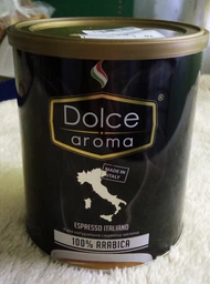 Кава мелена Dolce Aroma 100% Арабіка 250 г у жерстяній банці (Італія) фото от покупателей 5