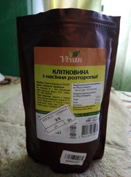 Клетчатка из семян расторопши Vivan 250 г (0.25 кг) (4820184310322_4820184312180) фото от покупателей 1