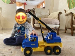 Автокран іграшковий City Truck Tigres, рухомі елементи, у сітці 39396 фото від покупців 11