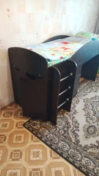 Двухъярусная кровать с выкатным столом Компанит Универсал дуб сонома фото от покупателей 1