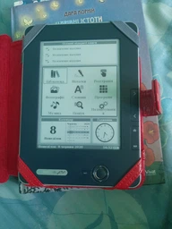 Чохол-обкладинка Happycase для 6" PocketBook Pro 612 Burgundy фото від покупців 2