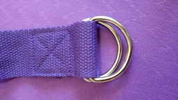 Ремень для йоги YogaLife 183 см Yoga Belt фиолетовый (Пояс для занятий йогой и пилатесом) фото от покупателей 1