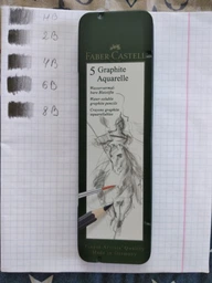 Набор графитных акварельных карандашей Faber-Castell Graphite Aquarelle 5 шт (117805) фото от покупателей 2