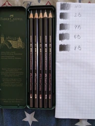Набор графитных акварельных карандашей Faber-Castell Graphite Aquarelle 5 шт (117805) фото от покупателей 3