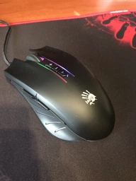 Миша A4Tech Q81 Bloody Neon XGlide Black USB + килимок фото від покупців 1
