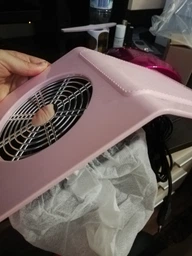 Вытяжка для маникюра Simei 858-2А PINK на 40W фото от покупателей 1
