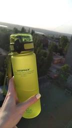 Пляшка для води Uzspace Green 500 мл Зелена фото від покупців 5
