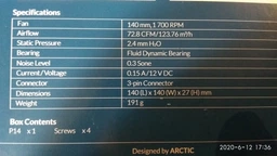 Вентилятор Arctic P14 Black (ACFAN00123A) фото от покупателей 7