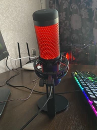 Мікрофон для ПК/для стрімінгу, подкастів HyperX Quadcast (4P5P6AA) фото от покупателей 3