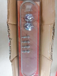 Полка стеклянная с ограничителем ZERIX LR1507 (LL1406)