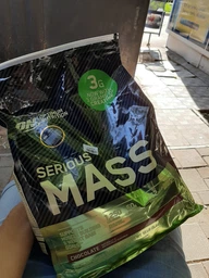 Гейнер Optimum Nutrition Serious Mass, 5.45 кг - Шоколад фото от покупателей 9