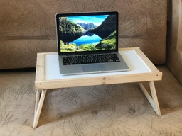 Столик для ноутбука Білий WoodMood фото від покупців 8