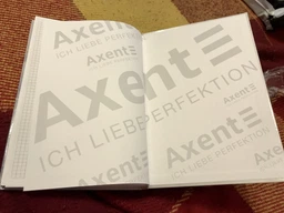 Книга канцелярская записная Axent London А4 в твердой обложке 192 листа клетка (8423-21-A) фото от покупателей 15