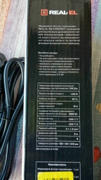 Мережевий фільтр-подовжувач Real-El RS-8 Protect 3 м Black (EL122300022) фото від покупців 13
