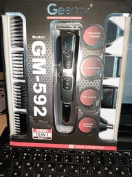 Профессиональный Триммер 10 В 1 Geemy Precision Trimmer Машинка для стрижки волос с насадками для бороды, носа и ушей фото от покупателей 12