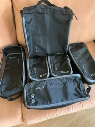 Набор органайзеров для путешествий Bagsmart черный с красным (BM0104087AN001) фото от покупателей 3