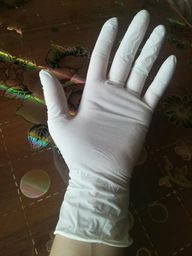 Перчатки одноразовые Igar латексные смотровые нестерильные опудренные размер L 50 пар (408217605014) фото от покупателей 2