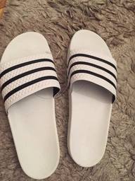 Мужские шлепанцы для пляжа Adidas Adilette 280647 42 (8UK) 26.5 см Cblack/White/Cblack (4893980584631) фото от покупателей 2